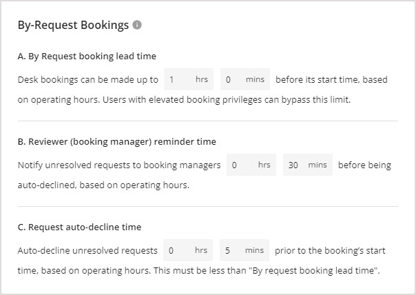 04 - Global Desk Booking Settings -  By Request bookings JUN 2024