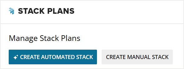 Creating an Automated Stack Plan