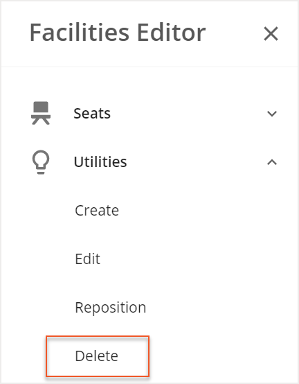 Deleting Utility Icons image.
