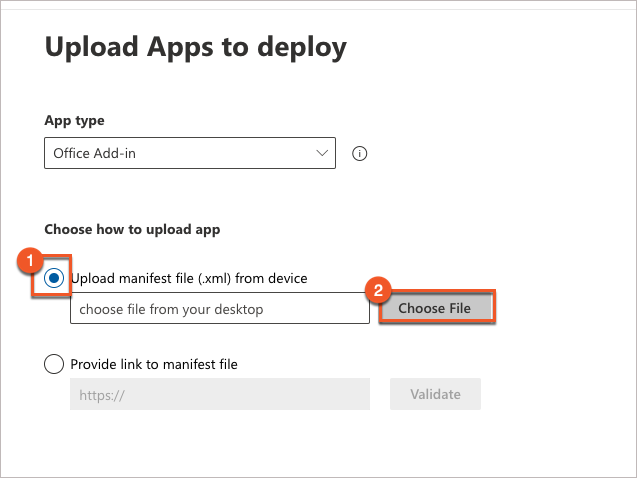 Upload Apps Screen Annotated