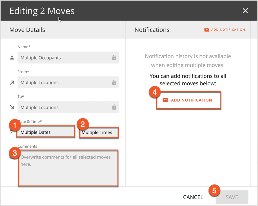 Move Scheduler Multiples