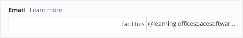 Email field