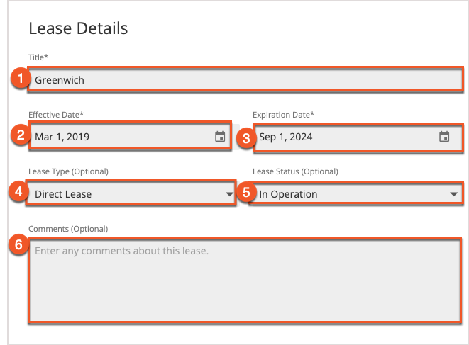 Lease Details
