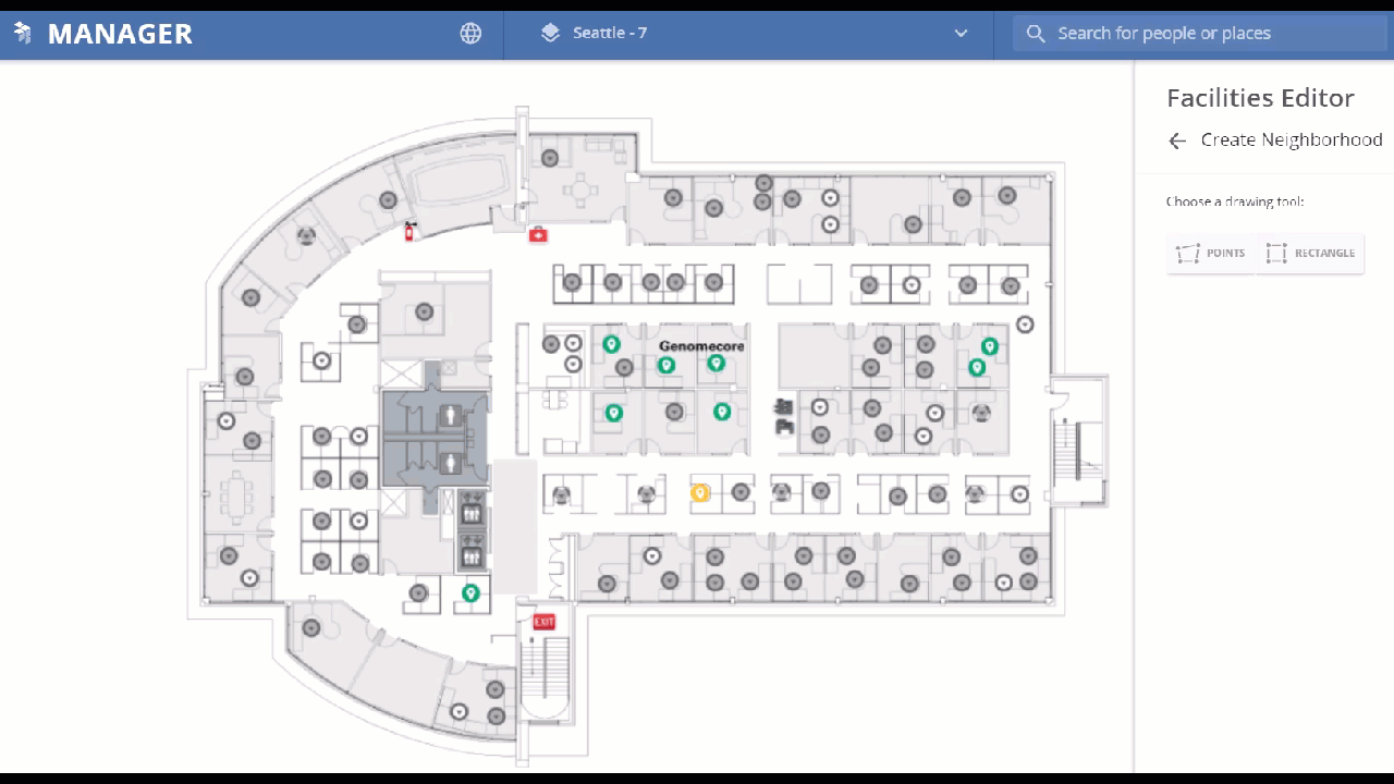Drawing non-contiguous Neighborhood with rectangle tool