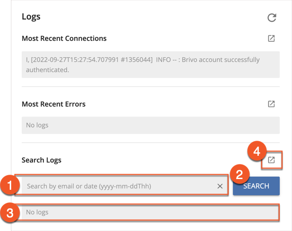 Brivo Logs Search Highlight
