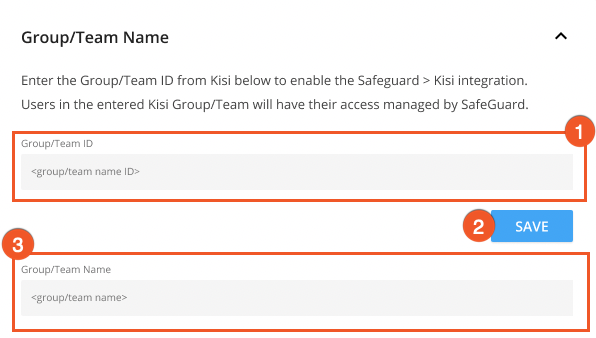 Kisi Group Team ID Update