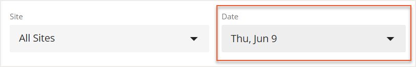Date field in Submissions report