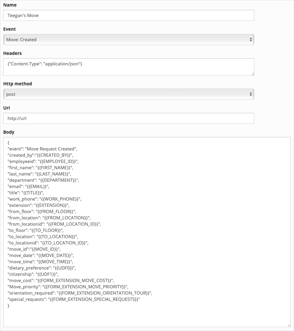 Sample Webhook