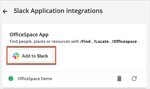 Add to Slack highlighted