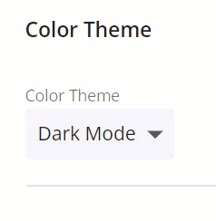 Color theme