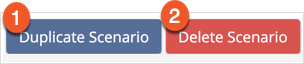 Duplicate and Delete buttons annotated