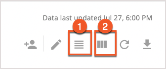 Switch View and Manage Columns Button