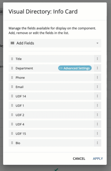 Configuring Your Directory Synchronization Fields
