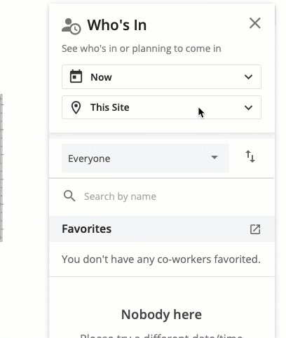 Introduction to Who’s In