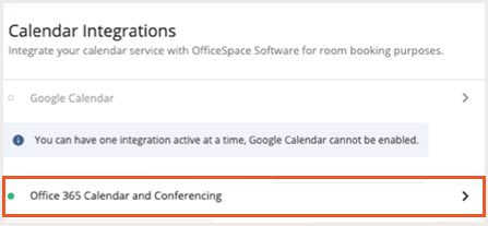 Calendar Integrations with Office 365 annotated