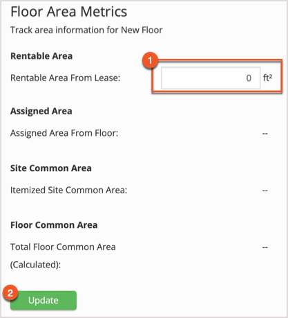 Floor Area Metrics