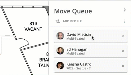 Drag back to floor plan