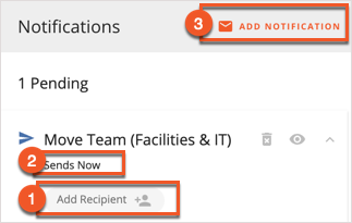 Notification Panel with Template annotated
