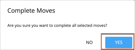 Completing Moves Pop-Up