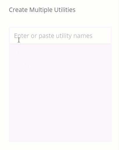 Add multiple utility names 