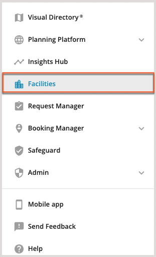 Navigate to Facilities