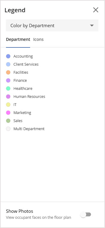 Legend open to color by