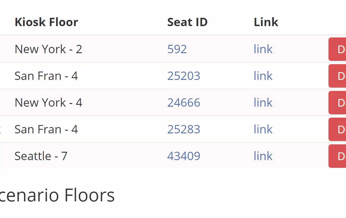 Right-click on link address under Link Column and selecting Copy Link Address from the options
