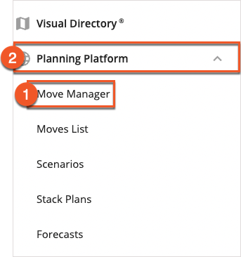 Adding Links to Rooms or Utilities in Move Manager