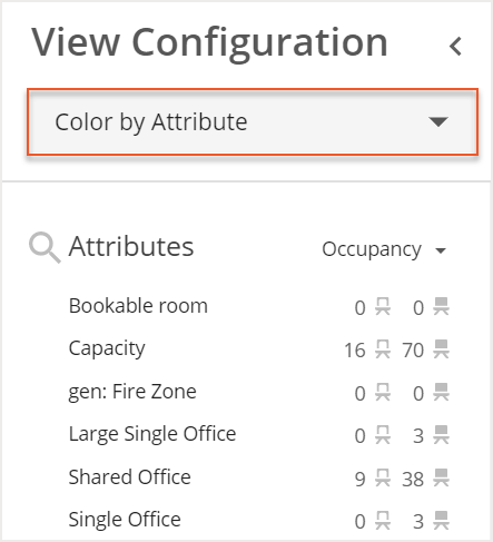 Colour by Attribute selected under View Configuration in Move Manager