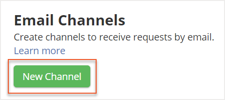 New Channel Button indicated