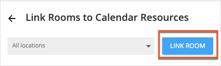 Select Link Room link room button highlighted