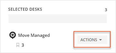 Actions dropdown indicated