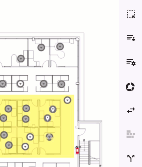 Selecting the Smart Queues Icon from the Action Bar in Move Manager