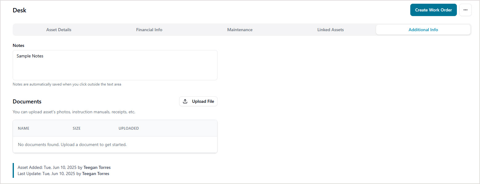 Adding Assets Manually in Asset Management