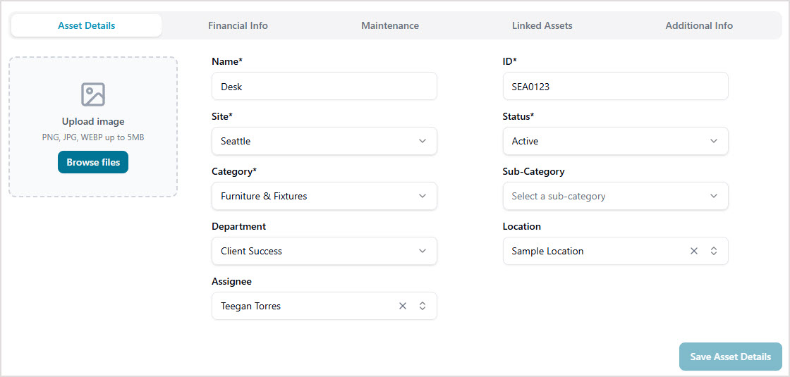 Managing your Assets in Asset Management