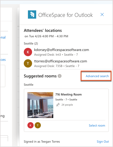 Advanced Search Highlighted