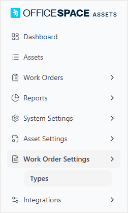 Managing Work Order Settings in Asset Management